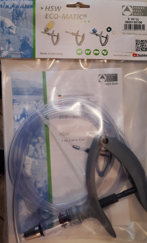 Σύριγγα ECO-MATIC αναρρόφησης πλαστική