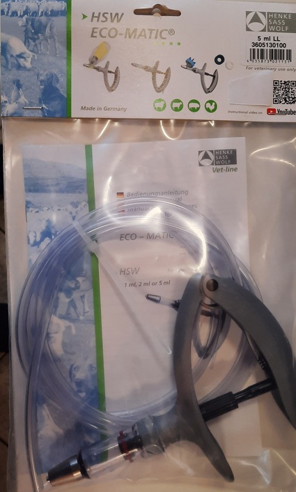 Σύριγγα ECO-MATIC αναρρόφησης πλαστική